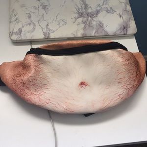 Fanny pack men’s beer belly hairy funny